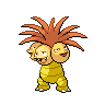 Sprite Exeggutor Blanco Negro
