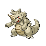 Sprite Rhydon Blanco Negro