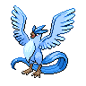 Sprite Articuno Blanco Negro