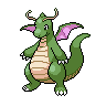 Sprite Dragonite Blanco Negro