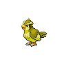 Sprite Pidgey Blanco Negro