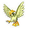 Sprite Pidgeotto Blanco Negro
