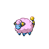 Sprite Mareep Blanco Negro