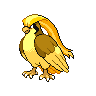 Sprite Pidgeot Blanco Negro
