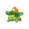 Sprite Ivysaur Blanco Negro