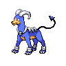 Sprite Houndoom Blanco Negro