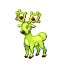 Sprite Stantler Blanco Negro