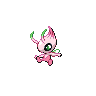 Sprite Celebi Blanco Negro
