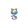 Sprite Ralts Blanco Negro