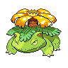 Sprite Venusaur Blanco Negro