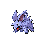 Sprite Nidorino Blanco Negro