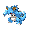 Sprite Nidoking Blanco Negro
