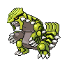 Sprite Groudon Blanco Negro