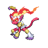 Sprite Infernape Blanco Negro