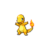 Sprite Charmander Blanco Negro