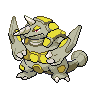 Sprite Rhyperior Blanco Negro