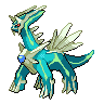 Sprite Dialga Blanco Negro