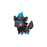 Sprite Zorua Blanco Negro