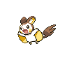 Sprite Emolga Blanco Negro
