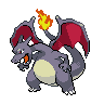 Sprite Charizard Blanco Negro