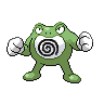 Sprite Poliwrath Blanco Negro