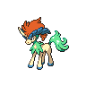 Sprite Keldeo Blanco Negro