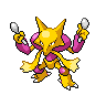 Sprite Alakazam Blanco Negro