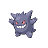 Sprite Gengar Blanco Negro