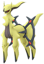 Arceus<br />Tipo: Siniestro Shiny en Pokmon GO