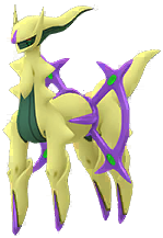 Arceus<br />Tipo: Dragn Shiny en Pokmon GO
