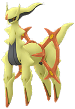 Arceus<br />Tipo: Lucha Shiny en Pokmon GO
