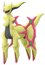 Arceus<br />Tipo: Psquico Shiny en Pokmon GO