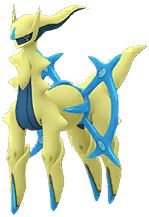 Arceus<br />Tipo: Agua Shiny en Pokmon GO