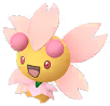 Cherrim<br />Forma Soleado Shiny en Pokmon GO