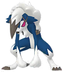 Lycanroc<br />Forma Nocturna Shiny en Pokmon GO