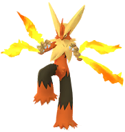 Mega Blaziken Shiny en Pokmon GO