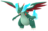 Mega Charizard X Shiny en Pokmon GO