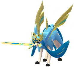 Zacian<br />Espada Suprema Shiny en Pokmon GO
