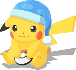 Pikachu con gorro de dormir