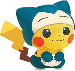 Pikachu Fan de Snorlax