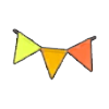 Banderines de fiesta