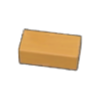 Bordillo de madera recto