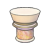 Capitel de columna en espiral