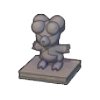 Estatuilla llameante de Magby