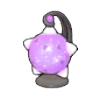 L�mpara meteoro violeta