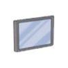Panel de cristal diagonal