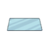 Plancha de cristal horizontal