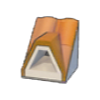 Tejado de ladrillo triangular
