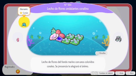 Lecho de flores ondulantes coralino