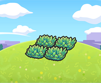 Herbazal verde elevado